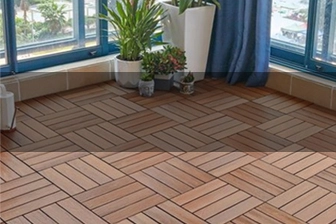 Wood Plastic Composite DIY Tiles