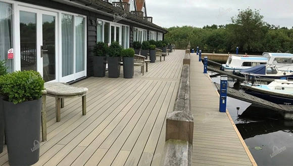 sandblasting wood deck