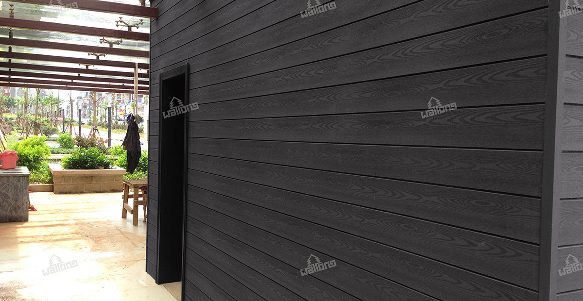 Black H09 Conventional WPC Cladding