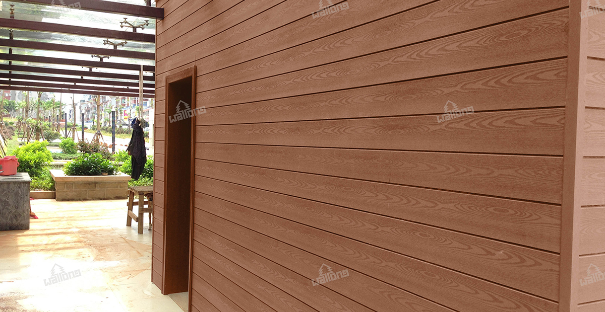 Rose Red H03 Conventional WPC Cladding
