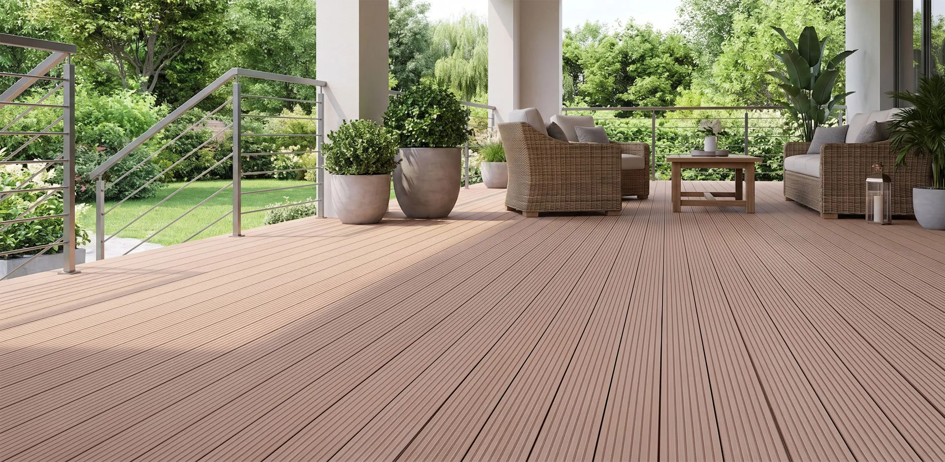 Economical classic WPC for general landscape